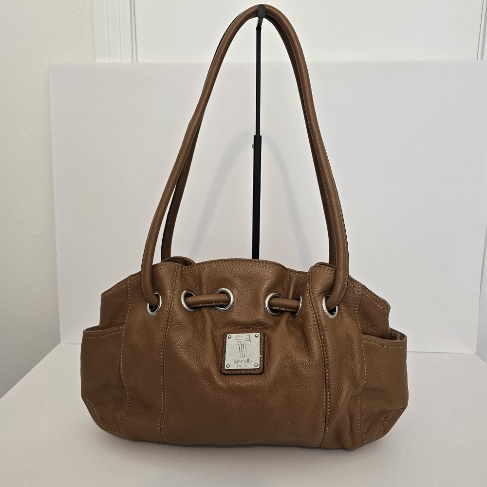 Tignanello Brown Leather Tote Bag